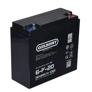 Аккумулятор для ИБП Rutrike Gelbert 6-F-20 (12V20A/H C20)
